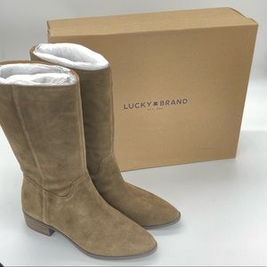 Lucky Brand  mid-calf Brown  Boots Size 8.5
